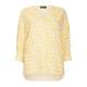 BEIGE YELLOW PRINT TUNIC