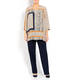 BEIGE SNAKE SCARF PRINT TUNIC