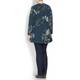 BEIGE LABEL FLORAL PRINT TUNIC TEAL