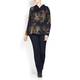BEIGE LABEL TUNIC GOLD PRINT