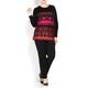 BEIGE LABEL BLACK IKAT PRINT TUNIC