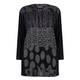 BEIGE LABEL ABSTRACT PRINT TUNIC