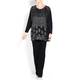 BEIGE LABEL ABSTRACT PRINT TUNIC