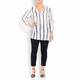 BEIGE WHITE AND BLACK STRIPE TUNIC