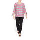 BEIGE LABEL STRIPE TUNIC TIE CUFF