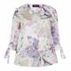 BEIGE PRINTED TIE CUFF TUNIC