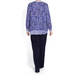 BEIGE LABEL NAVY PRINT TUNIC