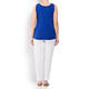 BEIGE LABEL STRETCH JERSEY VEST BLUETTE