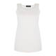 BEIGE LABEL LONG VEST SCOOP NECK SAND