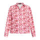 Beige Spot Print Shirt Pink 