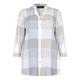 BEIGE label blue check cheesecloth linen SHIRT