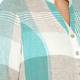 BEIGE label mint and stone cheesecloth SHIRT