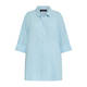 Beige Linen Shirt Sky Blue