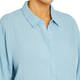 Beige Linen Shirt Sky Blue