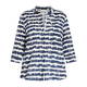 Beige Pure Cotton Stripe Shirt Navy 