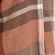 Beige Madras Check Shirt Orange 