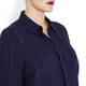 BEIGE label navy pinstripe linen SHIRT