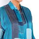 BEIGE LABEL PRINT SATIN SHIRT