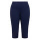 Beige Capri Trousers Navy 