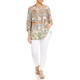 BEIGE PAISLEY COTTON SHIRT  