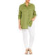 Beige Linen Shirt Kiwi