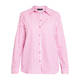 BEIGE CANDY STRIPE SHIRT FUCHSIA