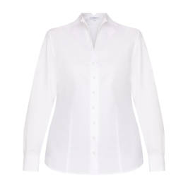 BEIGE SHIRT WHITE  - Plus Size Collection