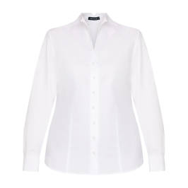 BEIGE SHIRT WHITE  - Plus Size Collection