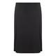 BEIGE label black fluid jersey gently flared SKIRT