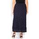 BEIGE label navy polka dot crinkle chiffon SKIRT