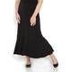 BEIGE label black FULL LENGTH SKIRT