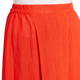 Beige Flax Linen Skirt Tomato Red 