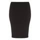 YOEK black silky jersey pencil SKIRT