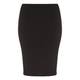 YOEK black silky jersey pencil SKIRT