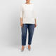 Beige Round Neck Sweater Off-White 