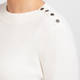 Beige Round Neck Sweater Off-White 