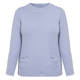 Beige Round Neck Sweater Pale Blue