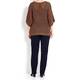 BEIGE copper lurex SWEATER