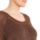 BEIGE copper lurex SWEATER