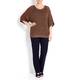 BEIGE copper lurex SWEATER