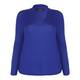 BEIGE v-neck wool SWEATER in royal blue