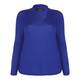 BEIGE v-neck wool SWEATER in royal blue