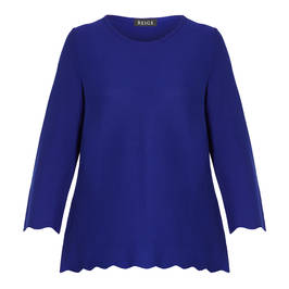 BEIGE SWEATER COBALT - Plus Size Collection