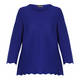 BEIGE SWEATER COBALT