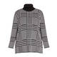 BEIGE PRINCE OF WALES CHECK SWEATER