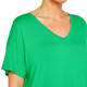 Beige V-Neck T-shirt Emerald 