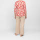 Beige Floral Printed T-Shirt Berry 