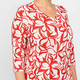 Beige Floral Printed T-Shirt Berry 