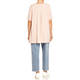 Beige Oversize T-Shirt Rose Pink