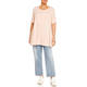 Beige Oversize T-Shirt Rose Pink